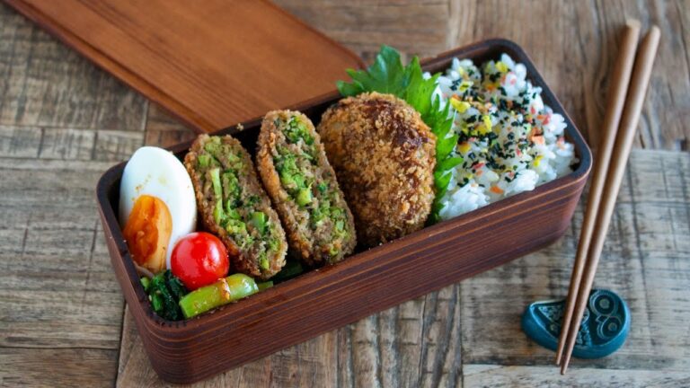 【お弁当作り】「これ、ウマっ!」旦那も絶賛の病みつきブロッコリーメンチカツ弁当bento#948