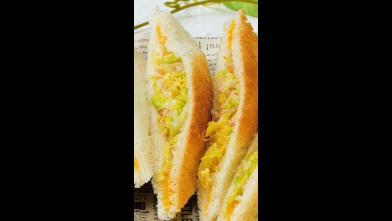 【やっぱり春キャベツはパンで挟むべし♡】シャキシャキ食感が神！簡単食パンサンド Collaboration With DAIGOも台所 / Spring Cabbage & Egg Toast