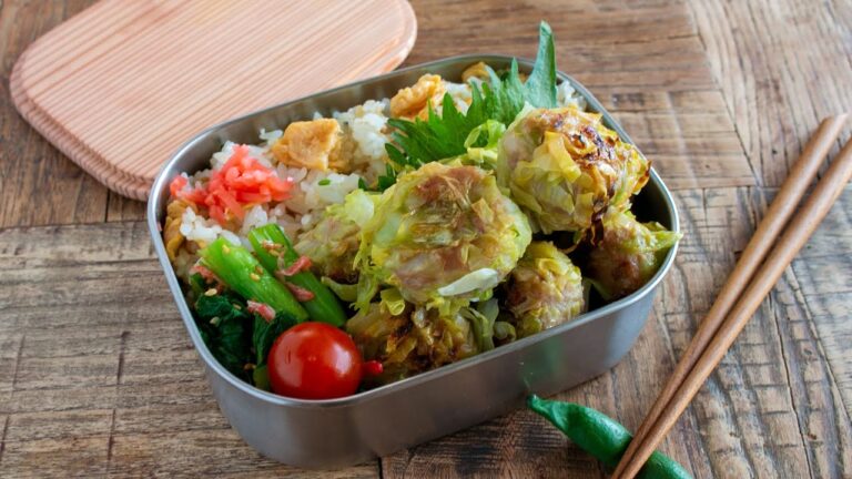 【お弁当作り】春キャベツたっぷりでウマ〜‼焼きキャベツシュウマイ#950