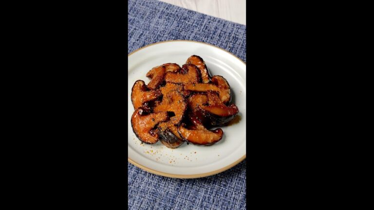 【しいたけ、実は春も旬なの知ってた？】「春子」って言うよ！しいたけだけで一品レシピ /  Shiitake Snacks #shorts