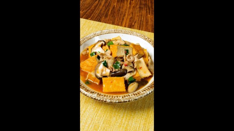 【厚揚げを兄弟が競い合って食べるほどウマイ】家計の救世主！人気レシピ Collaboration With DAIGOも台所 / Atsuage Spicy Stir Fry #shorts