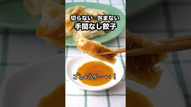 これならギリ作れる【千切りキャベツの棒餃子】詳しいレシピはアプリで料理名を検索♪ #餃子 #カットキャベツ #キャベツ #手間なし