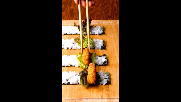 【この手があったか！ポイントは、めんつゆを・・・】冷凍エビフライで天むす風おにぎりができる裏技！ / Rice Ball with Fried Shrimp #shorts