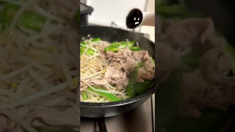 【簡単レシピ】エスニック風オイスターソース炒め #shorts 【簡単レシピ】エスニック風オイスターソース炒め #shorts