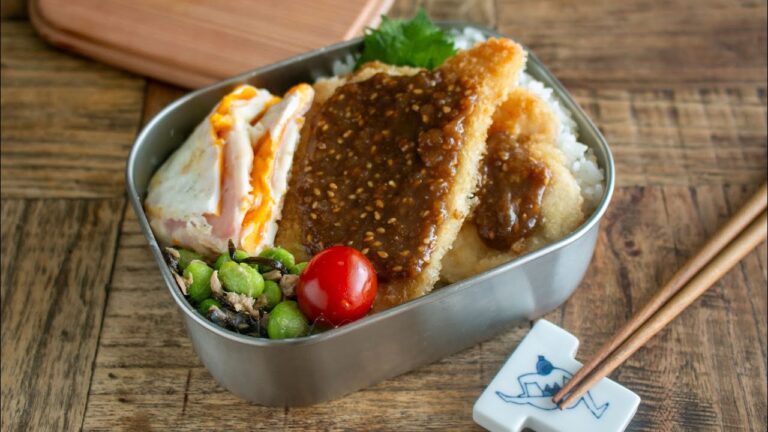 【お弁当作り】こりゃごはんが止まらん!ささみで味噌チキンカツ弁当bento#961