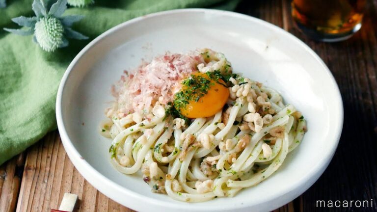 【悪魔の冷やしうどん】天かす×青のりで食欲をそそる！簡単ランチにもおすすめ♪