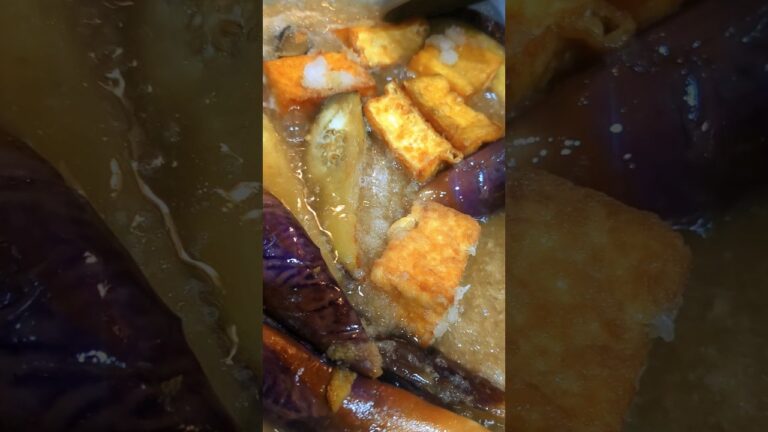 茄子と厚揚げの時短おつまみ！#shorts