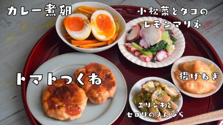 【バランス抜群】最高に旨い！作り置きレシピ５！野菜たっぷり！肉・魚介・卵・きのこ・野菜がとれる！おいしく食べて身体キレイ！