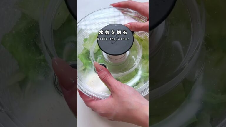 ［無限レシピ］レタス半玉ぺろり