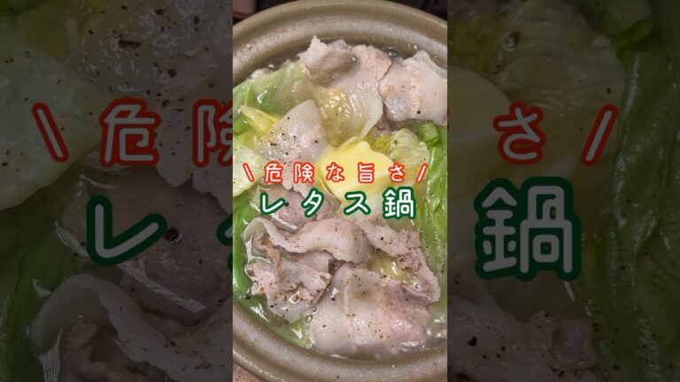 この野菜が如何に鍋に合うか証明してみせます。レタスの常識が変わる危険なレタス鍋の作り方 #shorts #リュウジ #料理