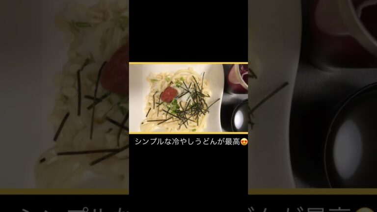 冷やしうどん🤤🤍#自炊の女神 #自由に自炊を楽しむ #yummy 2023.03.11 冷やしうどん🤤🤍#自炊の女神 #自由に自炊を楽しむ #yummy 2023.03.11