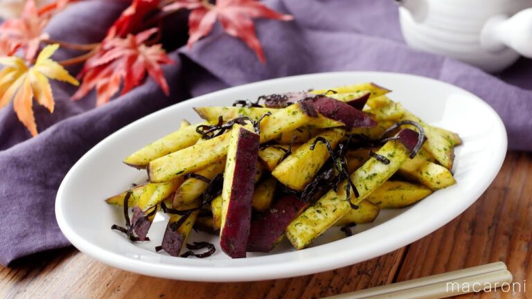 【さつまいもののり塩こんぶバター炒め】アレンジおかずレシピ!やみつきな味わい♪|macaroni(マカロニ) 【さつまいもののり塩こんぶバター炒め】アレンジおかずレシピ!やみつきな味わい♪|macaroni(マカロニ)