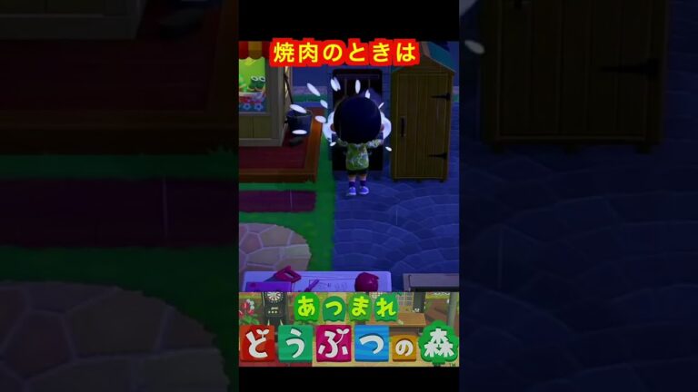 収納整理からのわかめスープ談義 #あつまれどうぶつの森 #shorts #あつ森