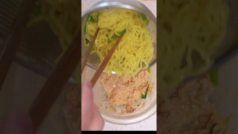 さっぱりツナマヨまぜそば【スープジャー弁当】 #shorts #スープジャー #お弁当作り #料理 #簡単レシピ #レシピ #麺 #obento #お弁当 #弁当 #お昼ごはん #ランチ #自炊