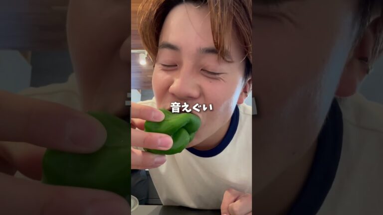 SNSでバズってた冷やしピーマンが美味すぎた🤤#冷やしピーマン#簡単レシピ#おつまみ