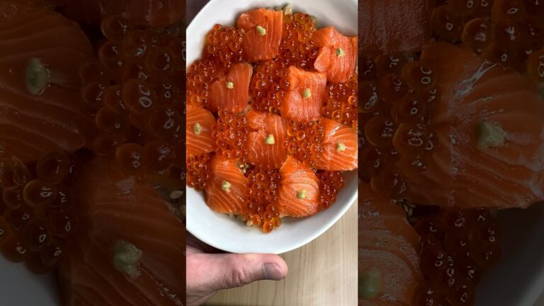 サーモン昆布締め丼の作り方！