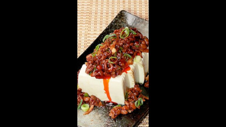 【豆腐あったら絶対作って♡】魔法のたれにぶっ飛ぶ！簡単絶品おつまみレシピ Collaboration With DAIGOも台所 / Tofu with Natto Meat Sauce