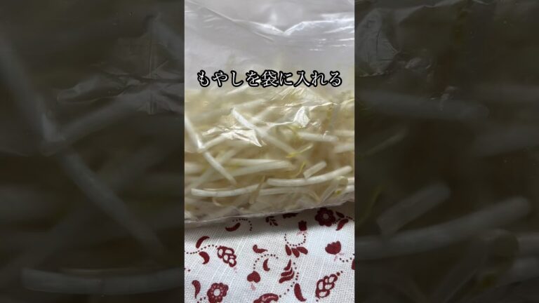【5分で作れる】超簡単無限もやし #shorts #もやしレシピ #おつまみレシピ #レンチンレシピ