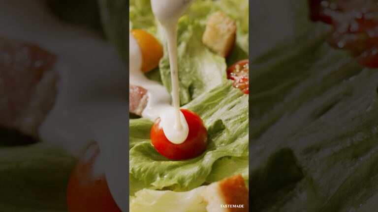 祝100周年🥗シーザーサラダの美味しい！を詰め込んでみた🎞 #PR #キユーピー #shorts #キユーピーシーザーサラダドレッシング​​ #kewpie #シーザーサラダ