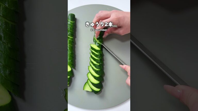 世界一簡単な無限きゅうり　#まみレシピ　#簡単レシピ #ダイエット