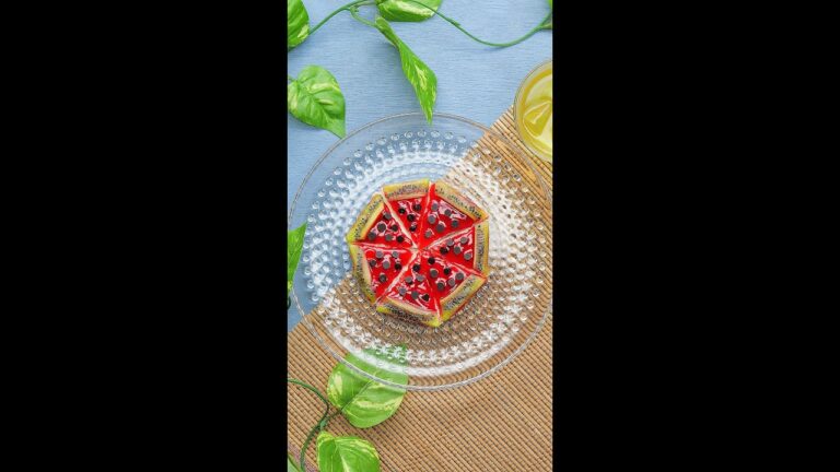 【食パンが大変身!?】本物そっくり♪スイカパン / Watermelon Open Sandwiches #shorts 【食パンが大変身!?】本物そっくり♪スイカパン / Watermelon Open Sandwiches #shorts