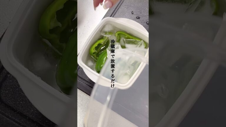 【#おつまみ 】#おつまみレシピ #asmr #パリパリピーマン #ピーマンレシピ #主婦 #主婦の日常