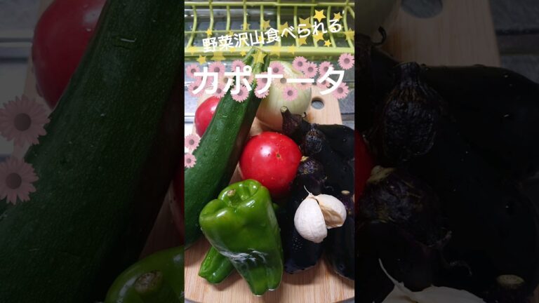🍴レンジでカポナータ #カポナータ #レンジ料理 #レンジで簡単 #夏野菜レシピ 🍴レンジでカポナータ #カポナータ #レンジ料理 #レンジで簡単 #夏野菜レシピ