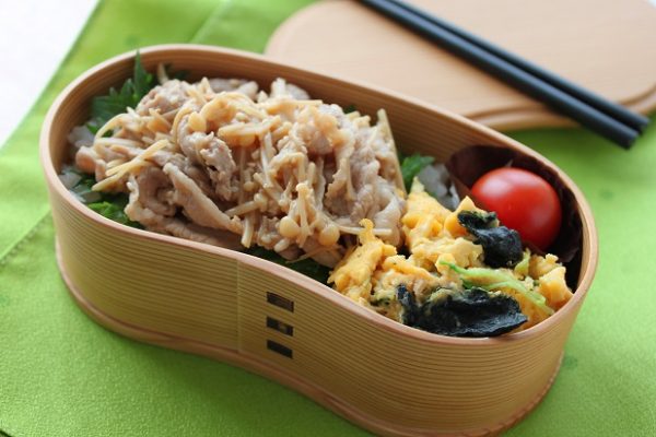 豚しゃぶえのき丼