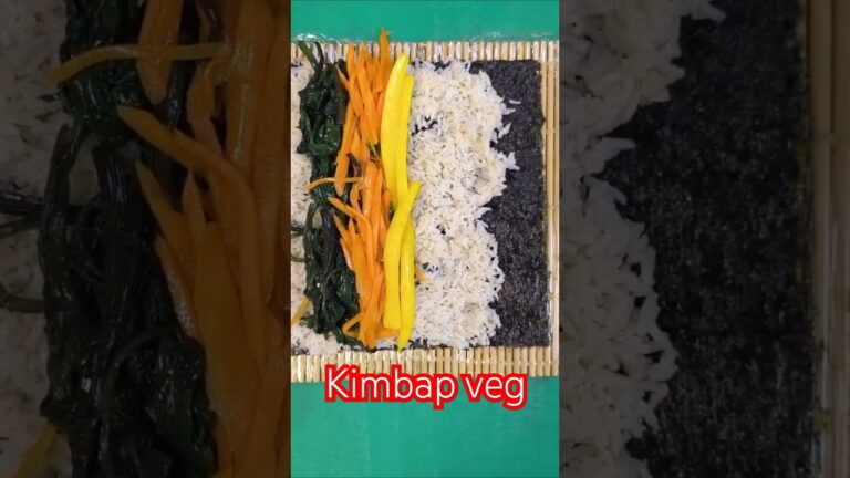 Kimbab making #kimbap #koreanfood #food Kimbab making #kimbap #koreanfood #food