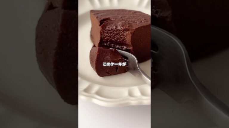 【簡単スイーツ】かぼチョコケーキの作り方 #shorts