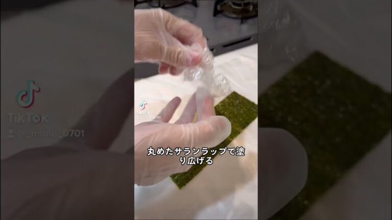 40万回再生⁉️1番簡単に韓国海苔を作る方法 #ショート #shorts #ライフハック #lifehacks #簡単レシピ