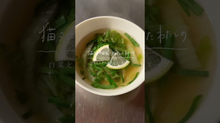 ◎ 白菜とニラのエスニックスープ | 料理  レシピ #008
