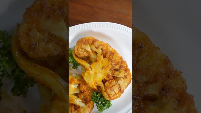 カリフラワーのスパイシーオイル焼き〜松尾シェフの特製オイルで旬のカリフラワーをいただこう カリフラワーのスパイシーオイル焼き〜松尾シェフの特製オイルで旬のカリフラワーをいただこう