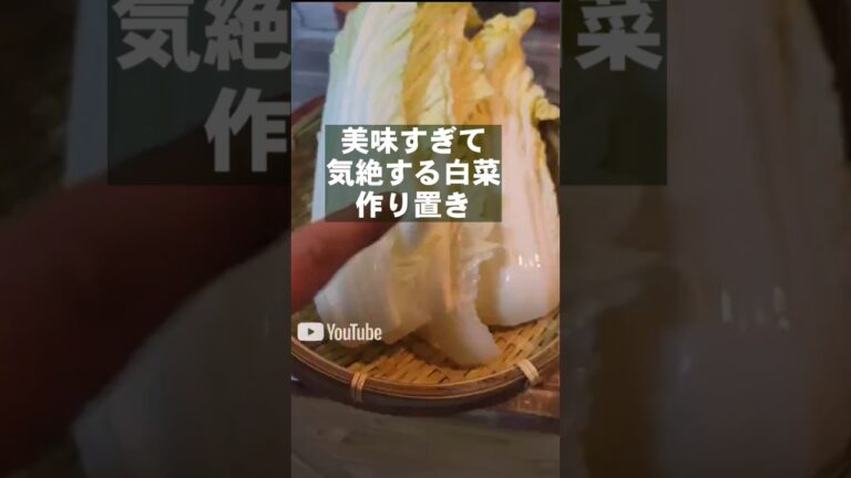 500万回再生！無限白菜人気レシピ 簡単 作り置き常備菜 副菜 大量消費 おつまみ ダイエットレシピ