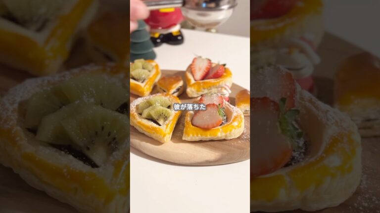 【簡単スイーツ】ハートチョコパイの作り方 #shorts