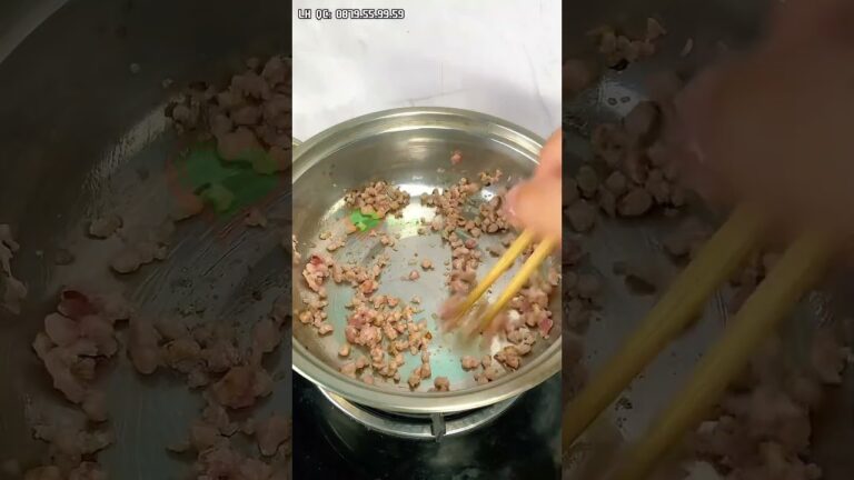 Rong biển Wakame nấu canh thịt bằm đậu hũ non #food #cooking #nauan #monngon #amthuc #soup