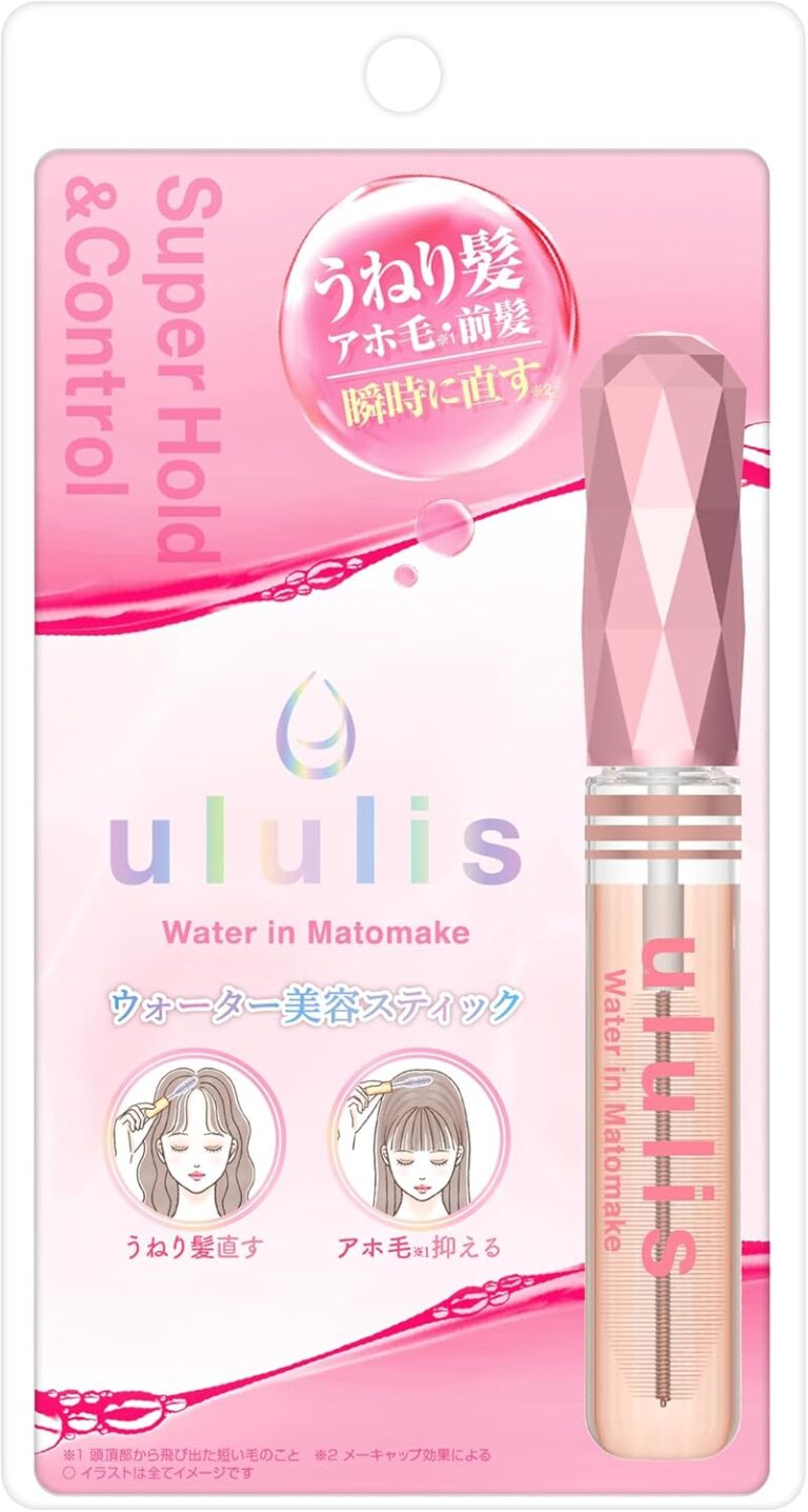 ululis ウルリス ウォーターイン マトメイク スティック アホ毛直し ピンク [ Super Hold ] メルティフルールの香り 10mL