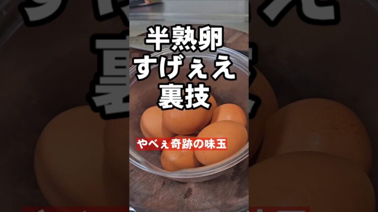 失敗しない半熟卵 味付けたまご 作り方 簡単おつまみ 作り置きレシピ