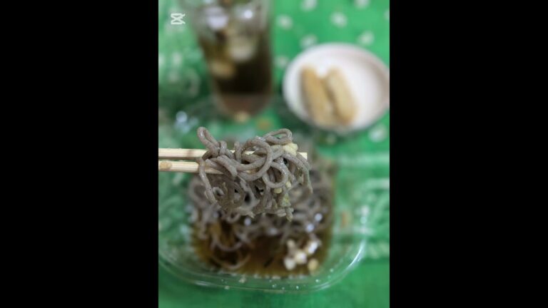 冬場の冷たい麺#麺#Shorts