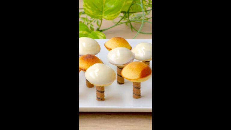 【ホットケーキミックスですぐにできる簡単おやつ】かわいい!!材料少ない人気のレシピ / Mushroom Cake Pops #shorts 【ホットケーキミックスですぐにできる簡単おやつ】かわいい!!材料少ない人気のレシピ / Mushroom Cake Pops #shorts
