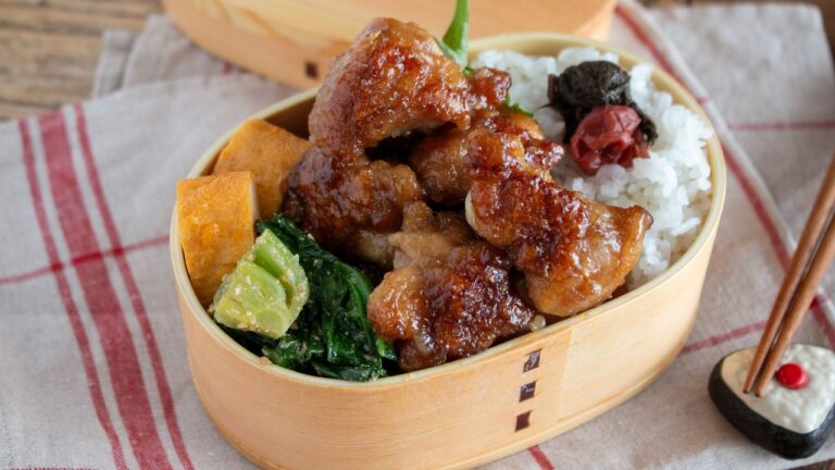 【節約弁当】材料3つで大満足!ご飯が止まらない生姜照り焼き弁当bento#1010