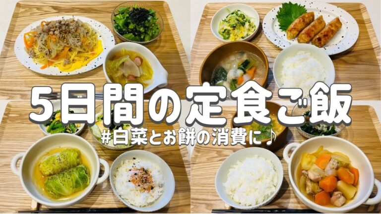 【節約レシピ】身体を労わる料理/生姜でポカポカ/白菜とお餅の消費にも/3人家族節約簡単献立 【節約レシピ】身体を労わる料理/生姜でポカポカ/白菜とお餅の消費にも/3人家族節約簡単献立
