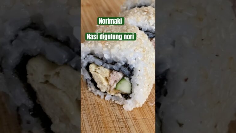 Bikin yuk Norimaki ala rumahan. Tanpa mirin, cuka sushi. Enak dan sangat mudah‼️