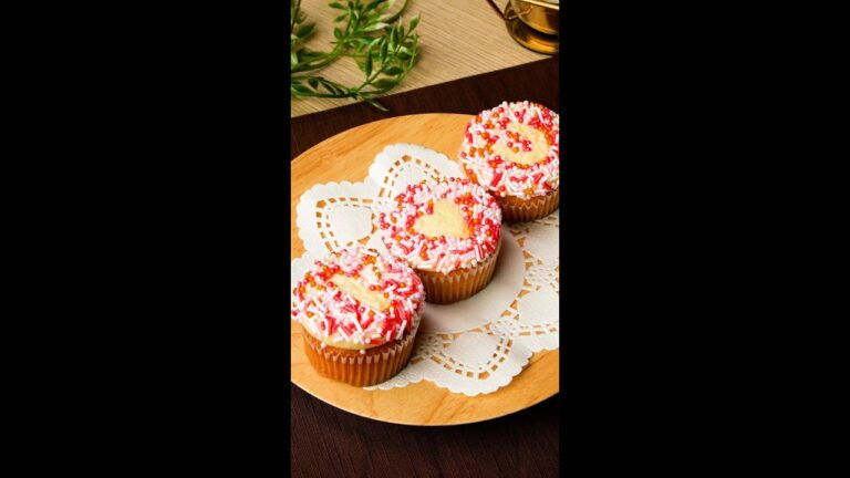 【バレンタインレシピ】「このスゴ業、絶対まねして！」「SNS映え間違いなし♡」バレンタインカップケーキ / Valentine’s Day Cupcakes