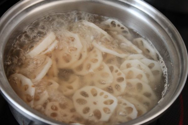 れんこんのお弁当おかず れんこんの柚子こしょう味噌