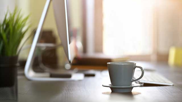 朝　コーヒー