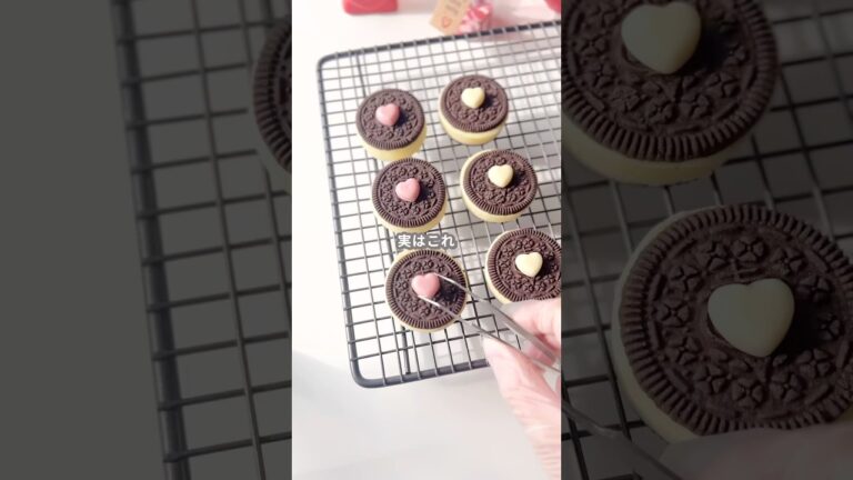 【簡単スイーツ】生チョコサンドの作り方 #shorts