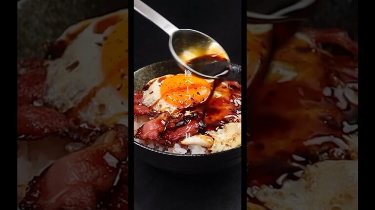 人生 1美味しい極みベーコンエッグ丼 人生 1美味しい極みベーコンエッグ丼