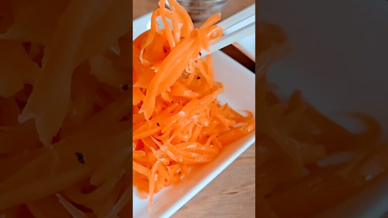 🥕 にんじんの超簡単レシピ #salad #shorts