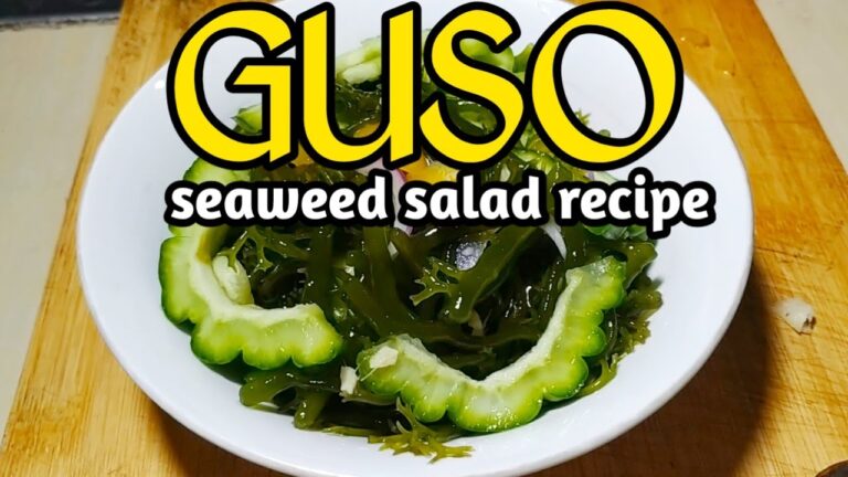 GUSO SEAWEED SALAD WITH AMPALAYA GUSO SEAWEED SALAD WITH AMPALAYA